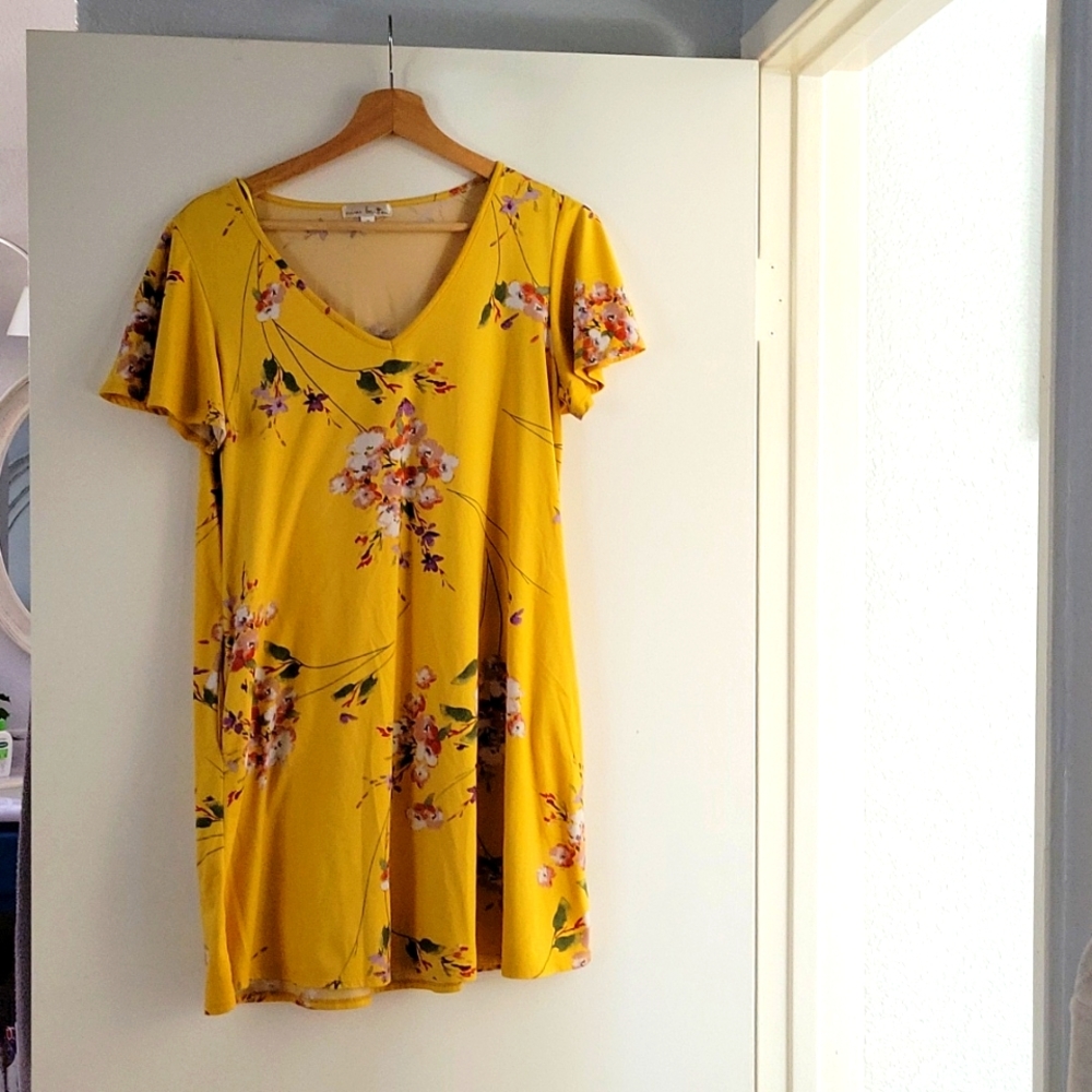 Yellow nine Britton dress